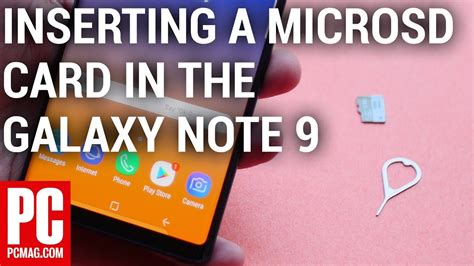 note 9 micro sd|How to Insert a MicroSD Card in the Samsung Galaxy Note 9.